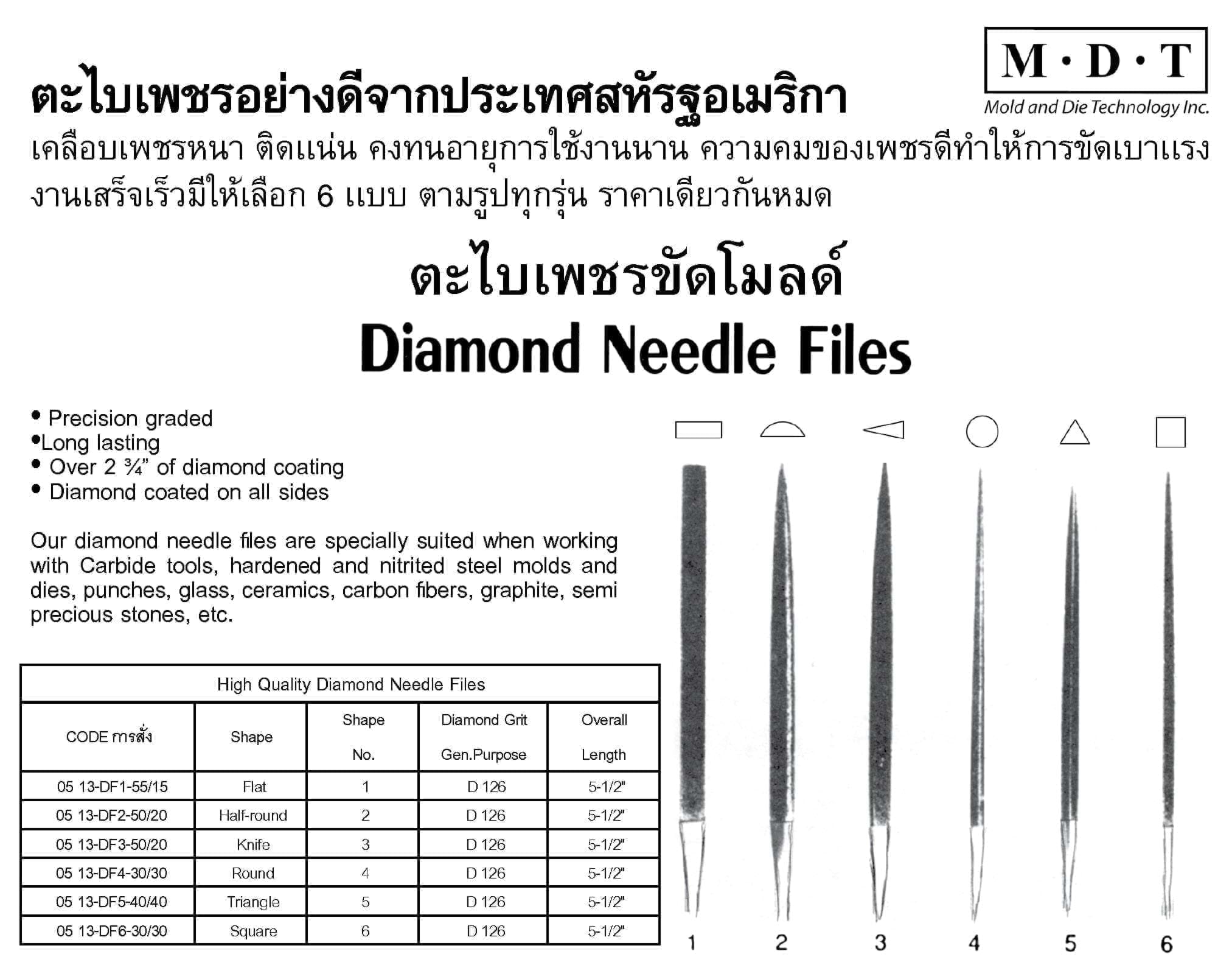 Diamond Needle Files
